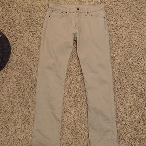 Men’s Levi 511 34x32 Beige Jeans.